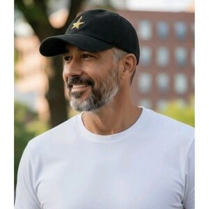 Hamilton Show Black & Gold Logo Baseball Cap Creative Goods Design & Supply OS